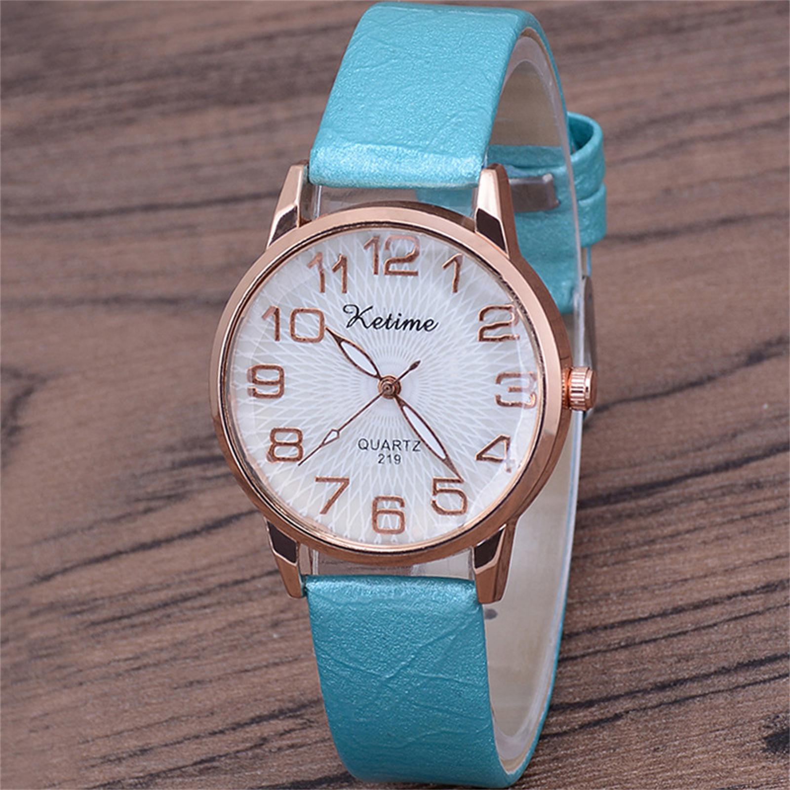 

Женские модные кожаные часы One Size