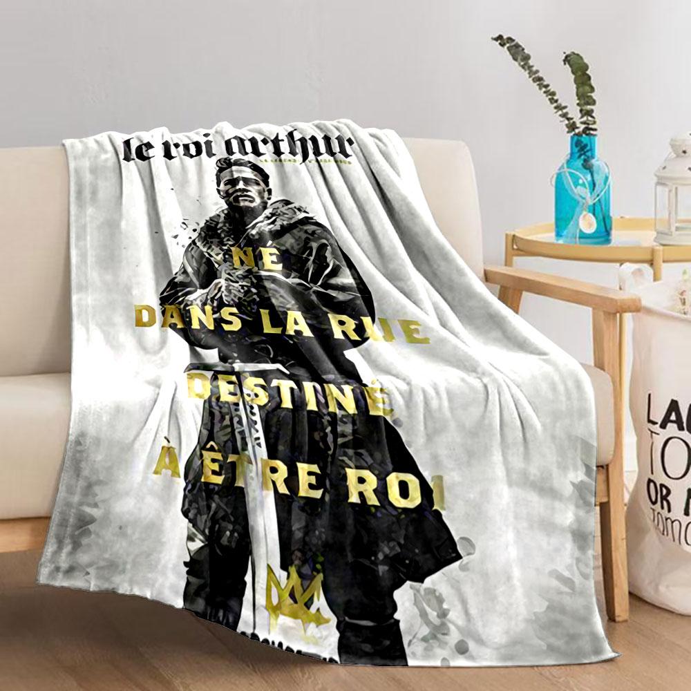 King Arthur Film Poster Blanket for All Seasons Blanket Lunch Break Throw Gift