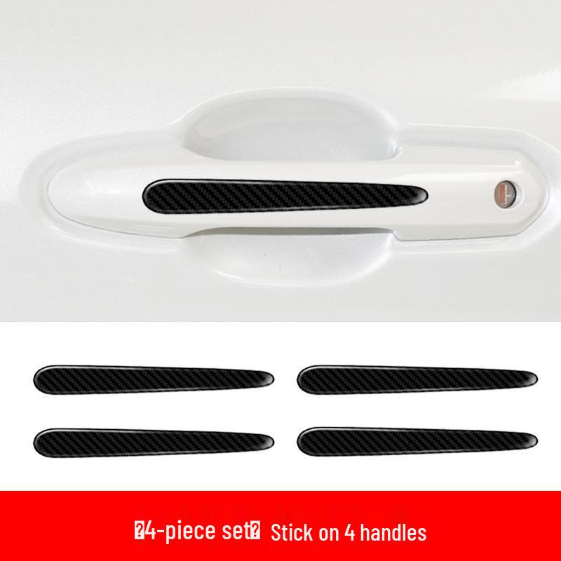 Carbon Fiber Car Door Protective Anti-collision & Anti-scratch Epoxy Sticker