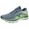 Mizuno Wave Sky 6 Cómoda Absorción de Impactos Antideslizante Resistente al Desgaste Zapatillas de Running Casuales de Caña Baja para Hombre Zapatillas Deportivas Gris Verde J1GC220252