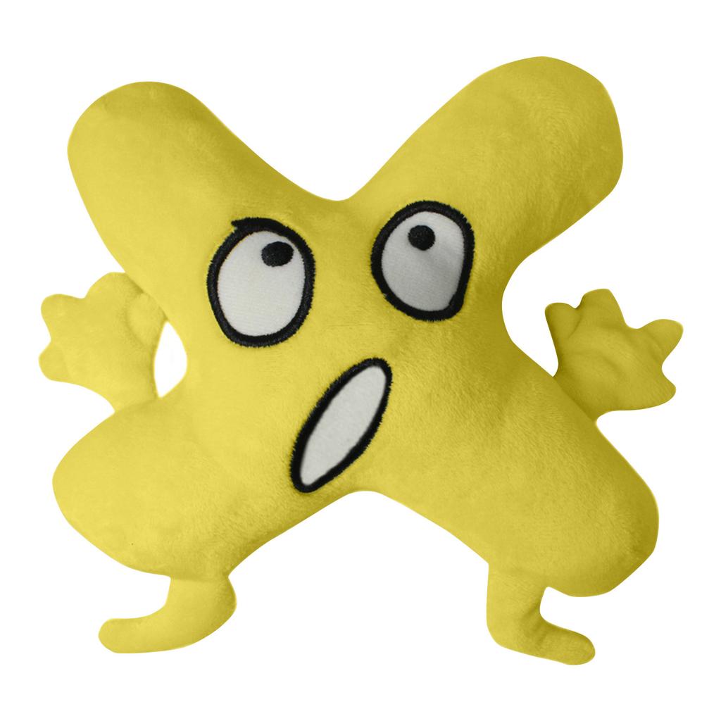 Plush Number Character Pillow with Embroidered Face Soft Stuffed Decorative Cushion for Kids Room Sofa Bed