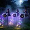 Hexenkessel Gartenlicht mit Leuchteffekt für Halloween und Außendekoration
