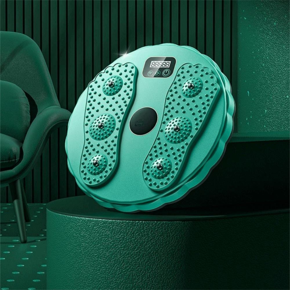 Electronic LCD Display Ab Twist Board Foot Massage Fitness Slim Machine  Weight Loss Training