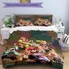 3pcs Mario Racing Game Duvet Cover Set,  Includes 1 Duvet Cover and 1/2 Pillowcases (No Insert) yy251104236