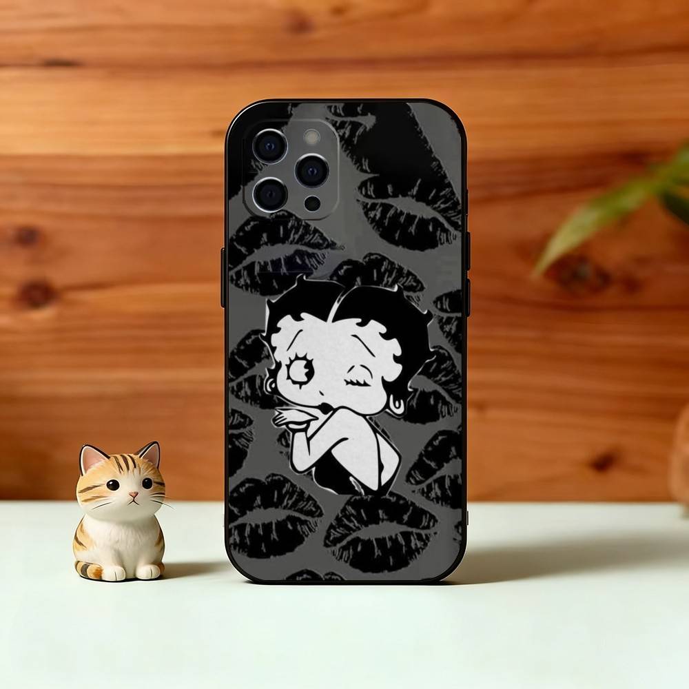 Be-Tty Boo-P Phone Case Silicone Soft For IPhone 17 16 15 14 13 12 11 X XR Plus Pro Max Plus