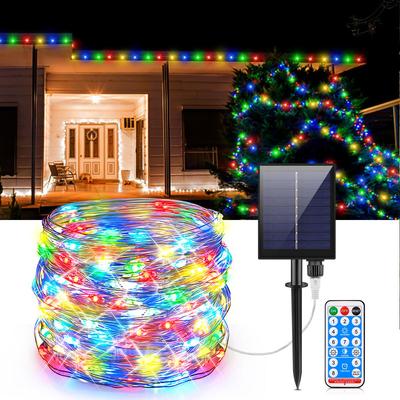 10M 20M 30M 50M 100M LED Solar Lichterkette Fee Girlande Kupferdraht Lichterkette Outdoor Wasserdicht Weihnachtsgirlande Beleuchtung Garten Dekor
