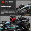 Bburago 1:43 Mercedes-AMG Petronas F1 Equipo W15 2024 # 44 Hamilton # 63 George Russell coche de aleación modelo fundido a presi