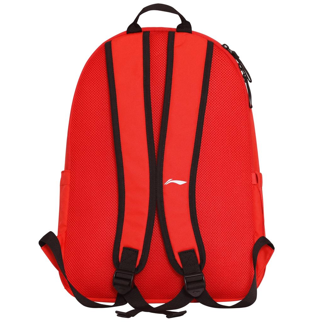 Li Ning Polyester Backpack Unisex Red ABSU319-4