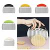 Ergonomic Handle French Fries Cutter Wave Shape Potato Slicer Crinkle Cutter  Cutter Tools