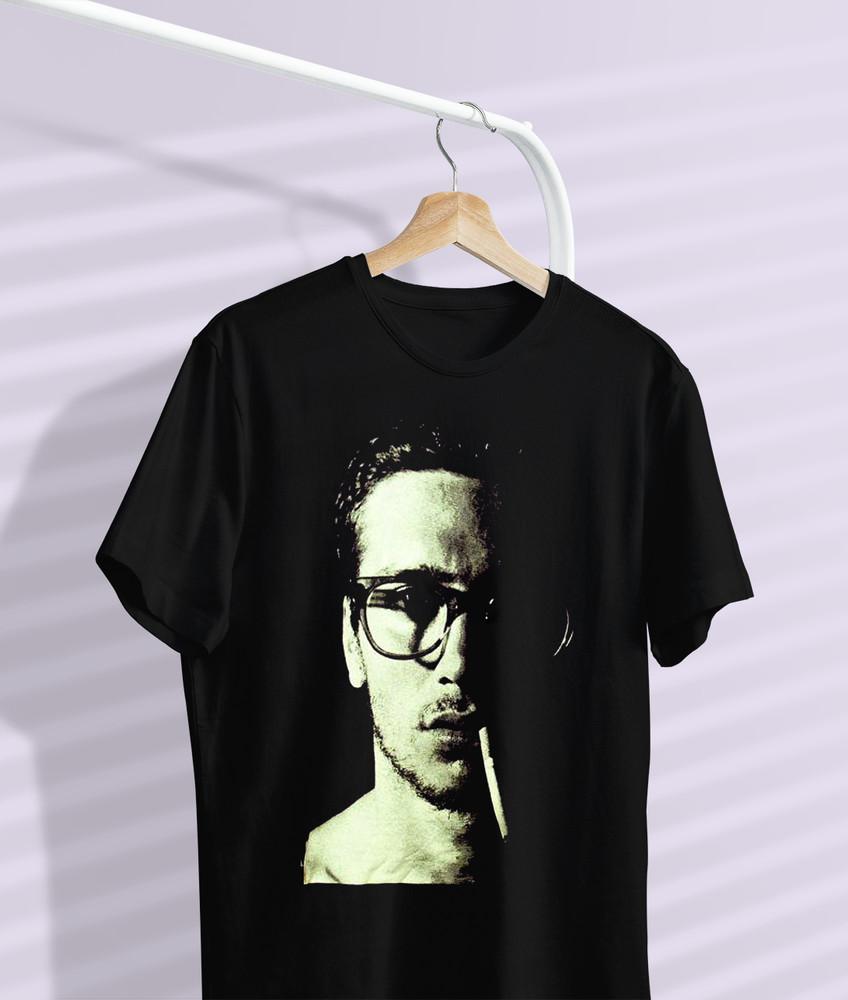 Винтажная мужская футболка John Frusciante Guitarist RHCP Черный Хлопок Унисекс Футболка XL