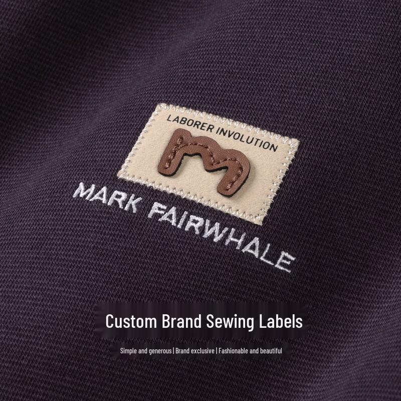 Mark Fairwhale Embroidered Casual Crewneck Sweatshirt