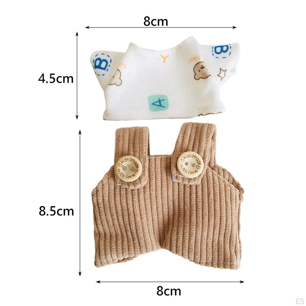 6-Zoll-Puppenbekleidungsset für , Anziehoptionen Mädchen Alter 5-10