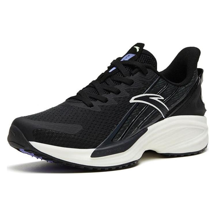 New Anta Antelope Run 3 Anti Slip Wear Resistant Low Top Running Shoes Women's Black 122325585-3