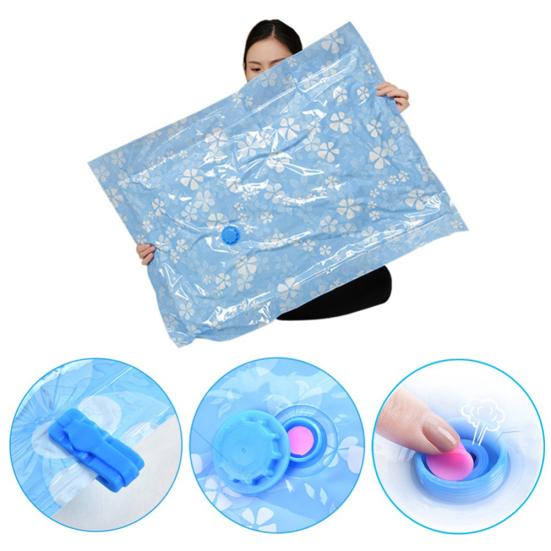 11Pcs Vacuum Storage Bag Reusable Hand Pump Compressed Clothes Pillow Organizer