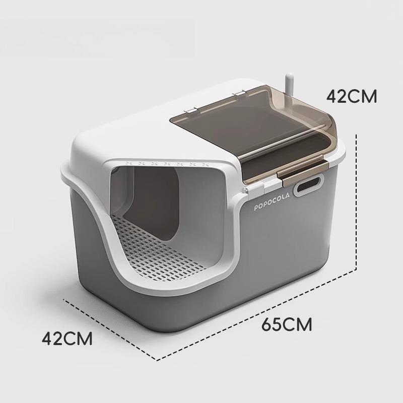 

Corridor Type Large Cat Litter Box Detachable Oversized Anti-splash Extra-large Anti-odor Cat Toilet Large Space Cat Bedpans