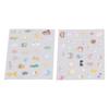 2PCS Decorative Stickers Cute Cartoon Self Adhesive Sticker Colorful PVC Sticker for DIY Album