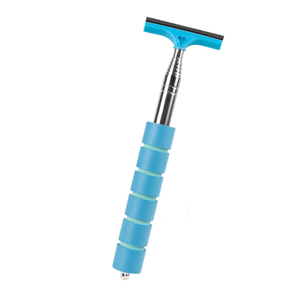 Bil Backspegel Torkare Rostfritt Stål Utdragbar Vindruta Glas Skrapa Multifunktionell