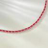 Bracelet Tendance Rouge en Corde pour Femmes, Bijoux à Transfert Chanceux, Bracelet Manchette Design Créatif de Niche