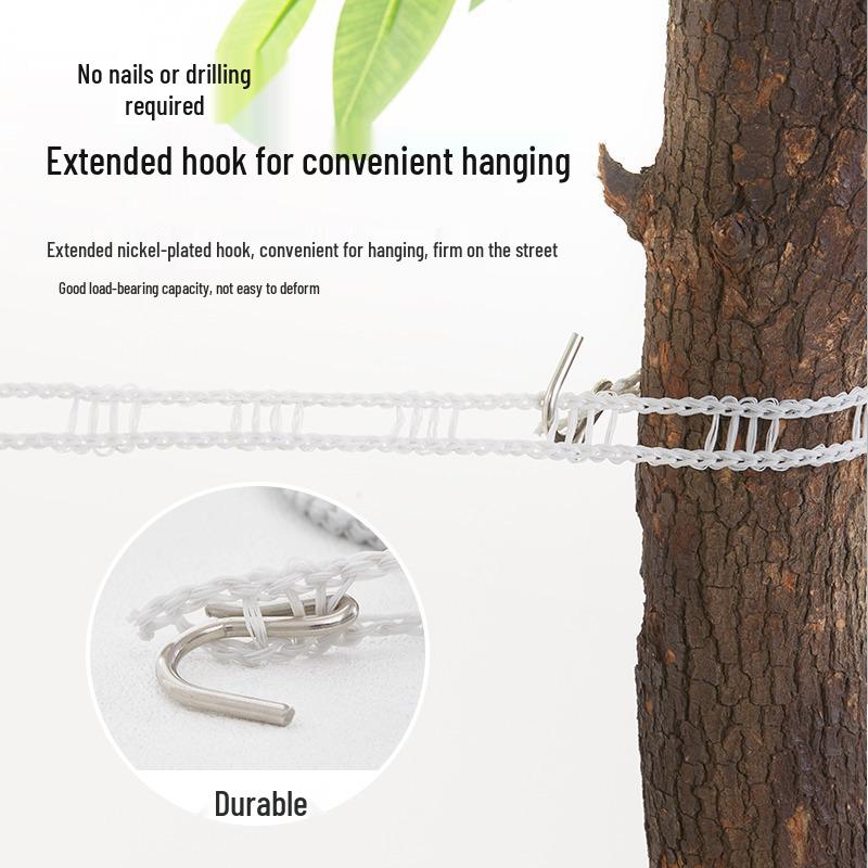 Foldable Windproof Indoor/Outdoor No-Drill Clothesline for Drying and Hanging Quilts