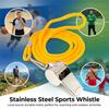 Stainless Steel Whistle for Sports and Outdoor Activities Durable High-Decibel Ergonomic Design Portable