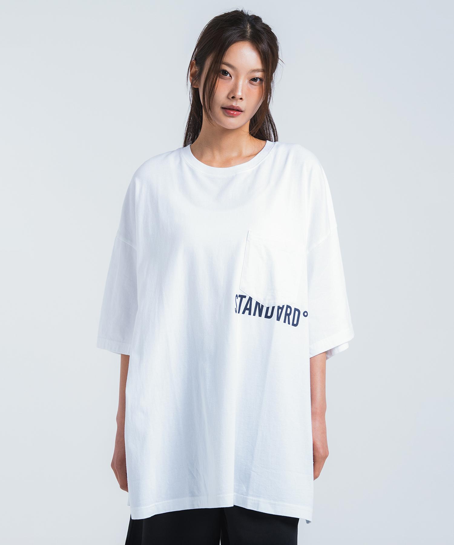 Уличные стандартные футболки S-Oversize с карманом Free