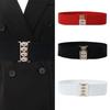 Belts for Women Wide Elastic Waist Belt Corset Body Shaper Metal Buckle Adjustable Belt for Dresses Skirts Jeans Accessories 1PC