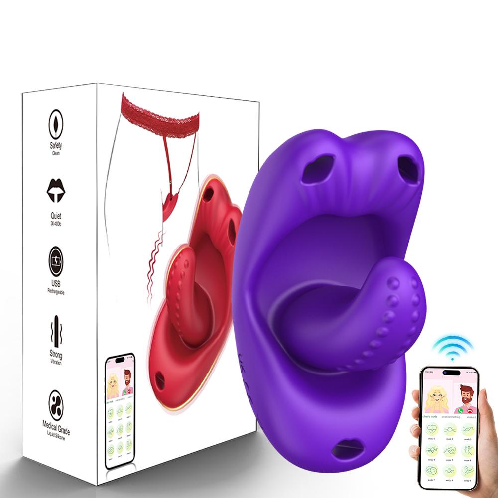 Women's Panty Vibrator APP Controlled Wearable G Spot Massager Butterfly Sex Toy for Couples Sexual Tool Female Pleasure Device