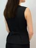 2025 Summer V-neck Vest: Women's Fashionable Buttoned Tank with Breathable Solid Color for Commuting - European & American Style