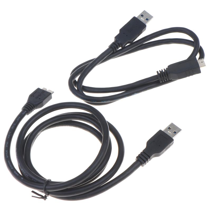 USB 3.0 A to Micro B External SSD Cable 5Gbps High Speed Data Transfer Cord for HDD Camera Mobile Storage Daily Use