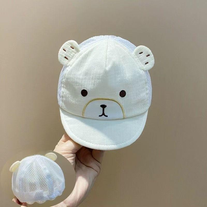 Baby Bear Sun Protection Baby Hat With Breathable Mesh For Spring Summer Kids Sunshade