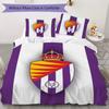 Set Copripiumino Trapuntato con Fantasia Real Valladolid Federa Decorazione per la Casa Regalo di Compleanno (1 * copripiumino + 2 * federe senza imbottitura)