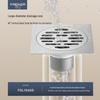 FAENZA Square Stainless Steel Automatic Anti-Odor Floor Drain