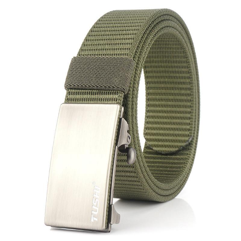 Unisex Belt Versatile And Slimming With Metal Buckle Belt Paired With Jeans