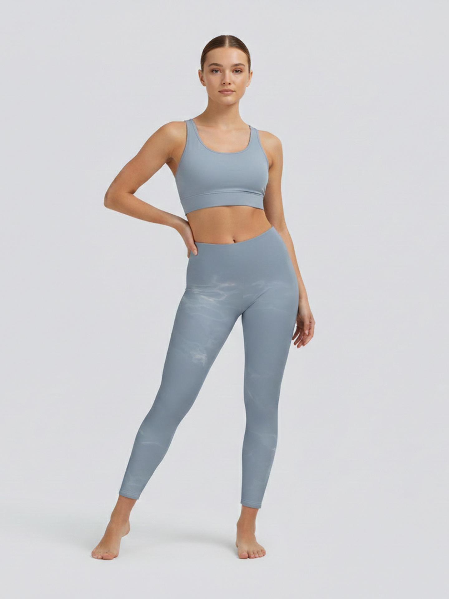 

High-Elasticity Women s Digital Print Yoga Leggings - Spring/Summer Cropped Casual Pants XXL