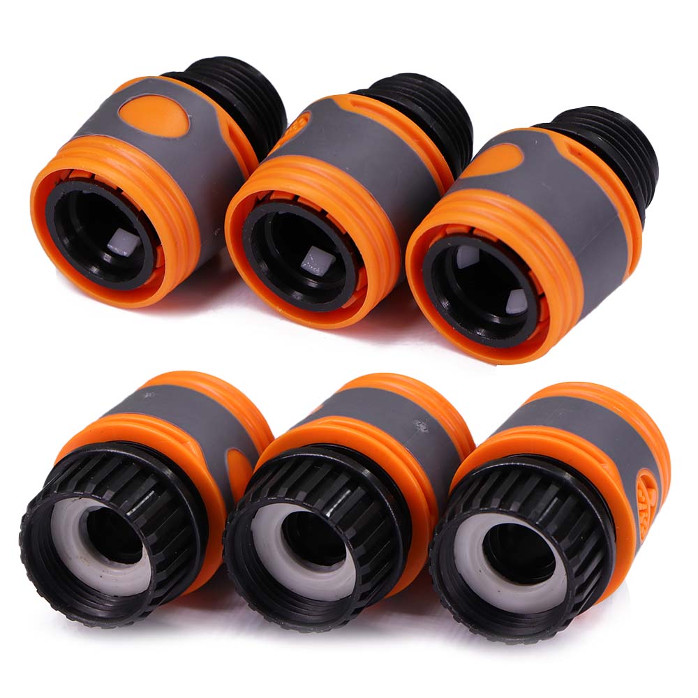 16mm 3/4" Hose Adapter Male X Female Thread Plastic Quick Connector Garden Irrigation Watering Tubing Coupling Joints Extender