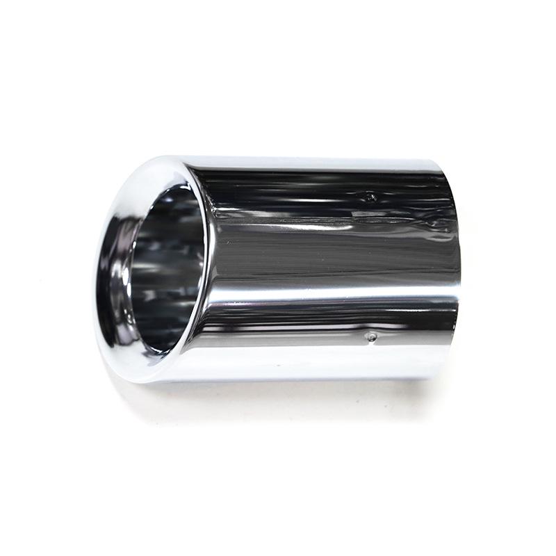 Black Round Tailpipe Cover for BMW X3/X4 G01/G02 - No Damage Installation