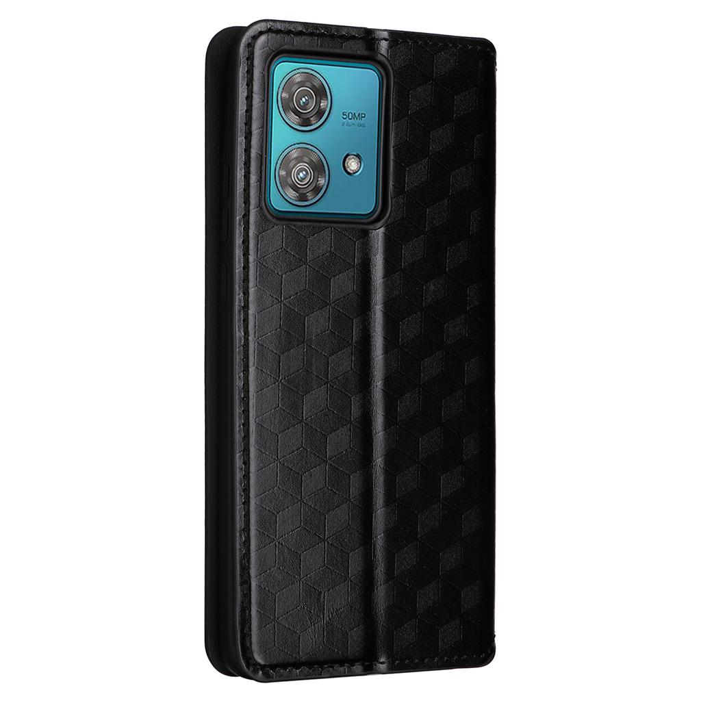 For Motorola Edge 40 Neo 5G Cover Imprinted Wallet Leather Stand Phone Case