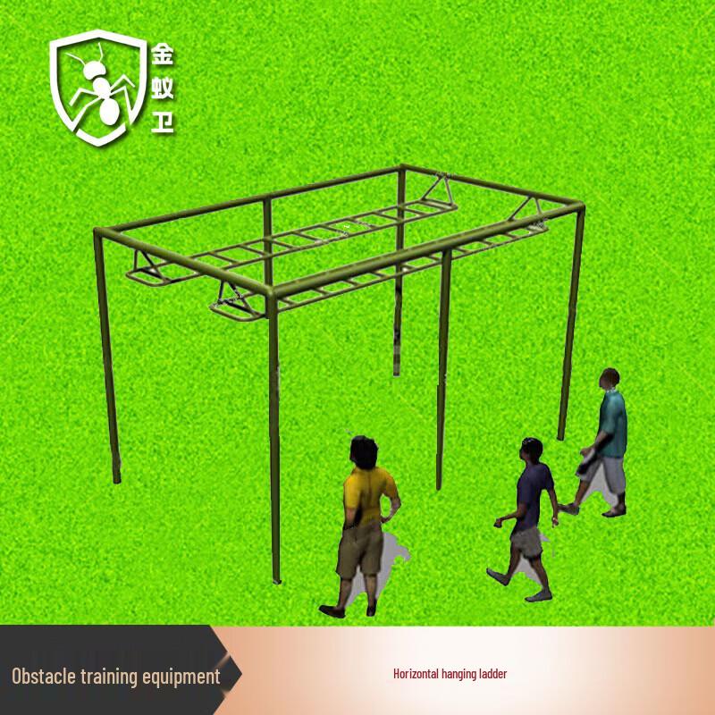 Professional 600m Obstacle Course Horizontal Ladder