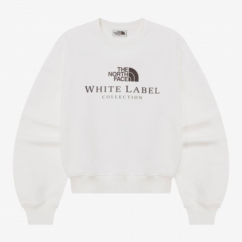 The North Face Signature Sweatshirt Off White Nm5mr51j