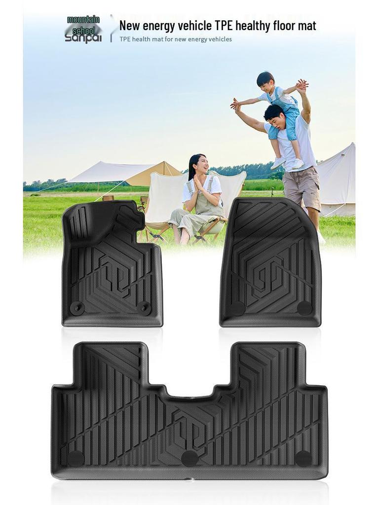 Leapmotor C10 Car Mats (24-26 Models): Custom TPE Floor, Seat Back, and Trunk Mats