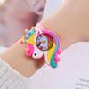 Babyuhr 3D Cartoon Kinder Geburtstagsgeschenk Altes Mädchen Junge Kinder Lernzeit Spielzeug Uhr Kostenlose Ersatzbatterie