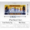 Personalized Montana Car Metal Tin Sign Decorative Plate Dustproof Waterproof