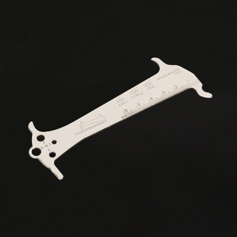 

Индикатор износа цепи велосипеда из нержавеющей стали для горного велосипеда, измерительный прибор для проверки диаметра винта, инструмент для ремонта велосипеда серебряный