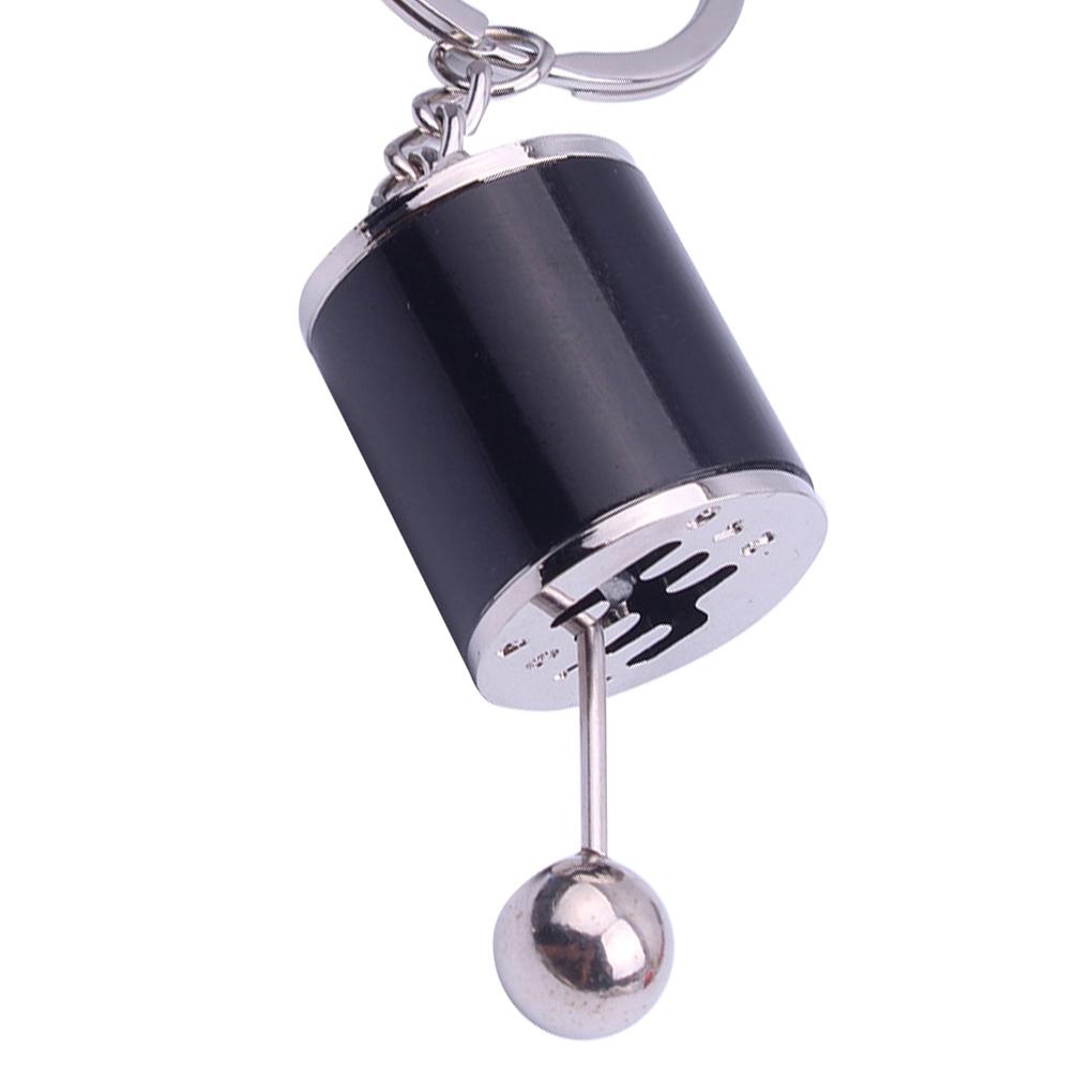 Key Chain Keychain Gearshift Knob Keyring Modified Polishing Practicing Replacement Decoration Driving Gearbox Gear Part