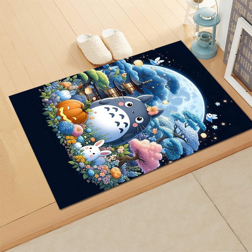 My Neighbor Totoro Fantasy for Living Room Rug, Bedroom, Study Room, Hallway Decoration, Perfect for Home Decoration or Holiday Gifts