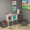 Boxes Storage Cube Clothes Organiser Foldable Gray Beige Home Organizer Wardrobe