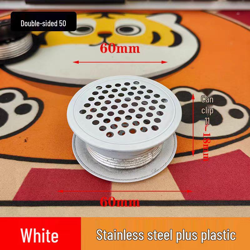 Double-sided Stainless Steel Ventilation Mesh Plug for Cabinet Heat Dissipation and Shoe Exhaust