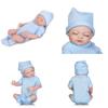 10-inch Lifelike Full Body Soft Vinyl Silicone Dolls For Girls Realistic Newborn Baby Companion