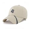 American Retro R Letter Baseball Cap Niche Design Sense Line Cap Face Small Versatile Sunshade Sunscreen Cap