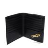 Used 9539 Old Jackie Compact Wallet 035 2169 7941 Vintage Gold Billfold Coin Purse Black Unisex from Japan AUTHENTIC